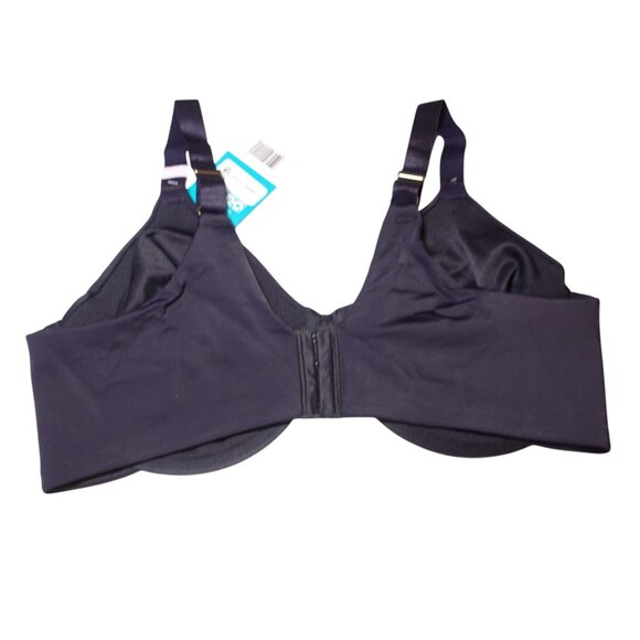 NWT Vanity Fair Beauty Back Non-Padded Bra Sz 42D Midnight Black Underwire - Picture 9 of 11